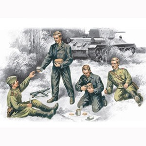 1/35 ソビエト戦車兵 休憩中ポーズ(1939-42)【35351】 | ICM