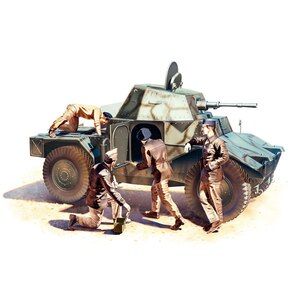 1/35 フランス パナール AMD-35(178) 装甲車 w/装甲車兵【35381】