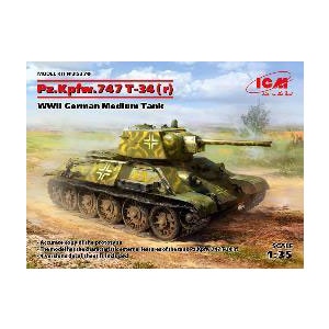 ICM�b1/35 �h�C�c Pz.KpfW.747 T-34(r)�y35370�z�bICM 35370 Pz.KpfW.747 T-34
