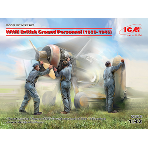 1/32 WW-II イギリス空軍 グランドクルー セット(1939-1945)【32107】