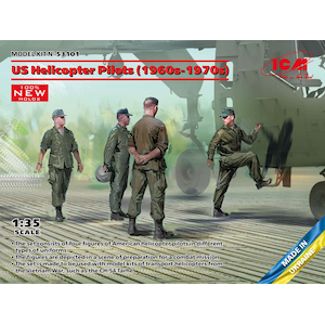 1/35 アメリカ軍ヘリコプターパイロット(1960s-1970s)【53101】