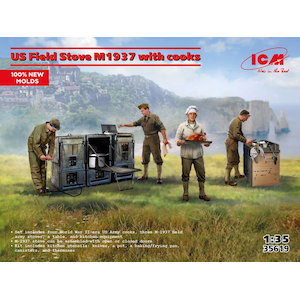 1/35 アメリカ陸軍 野外ストーブ M-1937 w/コック【35619】