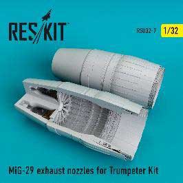 再生産】1/32 MiG-29 アフターバーナー (トランぺッター用