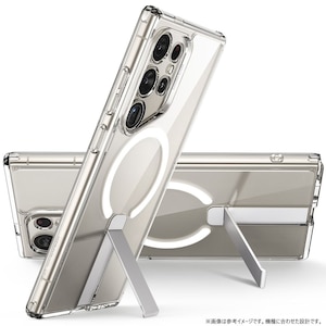 ESR�bGalaxy S24 Ultra�iSC-52E�j�p MagSafe�Ή� 3Way�X�^���h���[�h �R�p�K�i�ی�P�[�X �L�b�N�X�^���h�t���iClear�j�bESR462