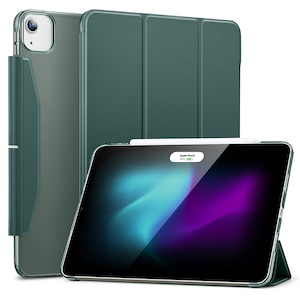 ESR�biPad Air 13�C���` (M3/2025)(M2/2024�j/iPad Pro 12.9�C���`�i��6/5����A2022/2021�j�p �O�܂�P�[�X Ascend Trifold �iForest Green�j�bESR565