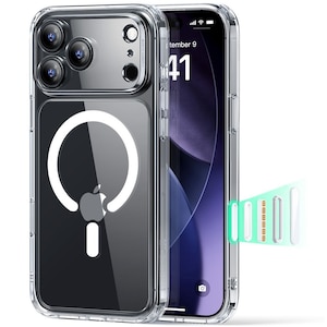 ESR�biPhone 17 Pro�p MagSafe�Ή� �J�����R���g���[���t��Classic�n�C�u���b�h�}�O�l�b�g�P�[�X�iClear�j�b1A86300101