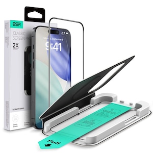ESR�biPhone 17 Pro�p UltraFit Classic 2�{���x ���x9H���ւ�Ώ����K���X�b1D88000301