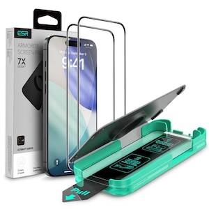 ESR�biPhone Air�p UltraFit Armorite �W���ی�t�B������7�{���x�X�N���[���ی�t�B�����i2������j�b1D88700201