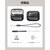 ESR�bAirPods Pro3�i2025�j��p�P�[�X�i�u���b�N�j�sPulse FlickLock Magnetic Case, Compatible�t�b1C01900102
