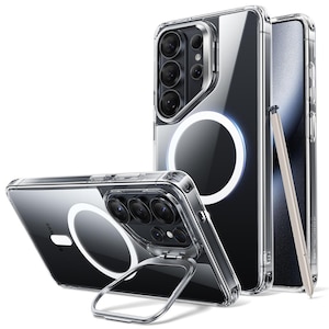 ESR�bSamsung GalaxyS26 Ultra�p �n�C�u���b�h�B��X�^���h�t���}�O�l�b�g�P�[�X�i Clear�j�b1A89600102