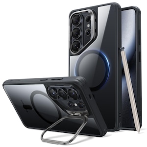 ESR�bSamsung GalaxyS26 Ultra�p �n�C�u���b�h�B��X�^���h�t���}�O�l�b�g�P�[�X�iClear Black�j�b1A89600202