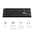 Keychron�b�L�[�N�����bK8 HE �}�O�l�b�g�X�C�b�`���� QMK ���C�����X �J�X�^���L�[�{�[�h�i�p��z��E�X�y�V�����G�f�B�V���� �u���b�N�j�bK8H-F1-US