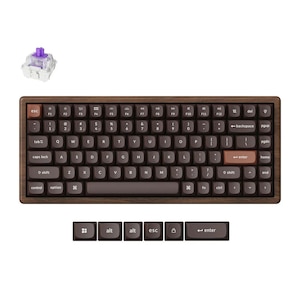 Keychron�b�L�[�N�����bK2 HE �}�O�l�b�g�X�C�b�`���� ���C�����X�E�J�X�^���L�[�{�[�h�E�I�[���E�b�h�X�y�V�����G�f�B�V�����i�p��z�� �u���b�N�j�bK2H-F1W-US