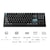 Keychron�b�L�[�N�����bQ3 Ultra 8K ���C�����X�J�X�^�����J�j�J���L�[�{�[�h ���{��z��E���Ȉ󎚂Ȃ� Keychron Silk POM�X�C�b�` �o�i�i���i�u���b�N�j�bQ3U-M4V-JIS