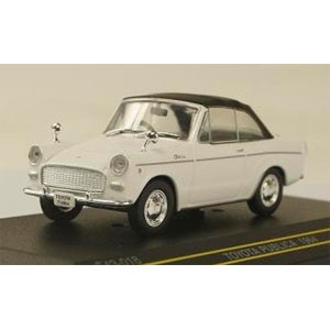 1/43 トヨタ パブリカ コンバーチブル 1964 ホワイト（幌付き）【F43-018】