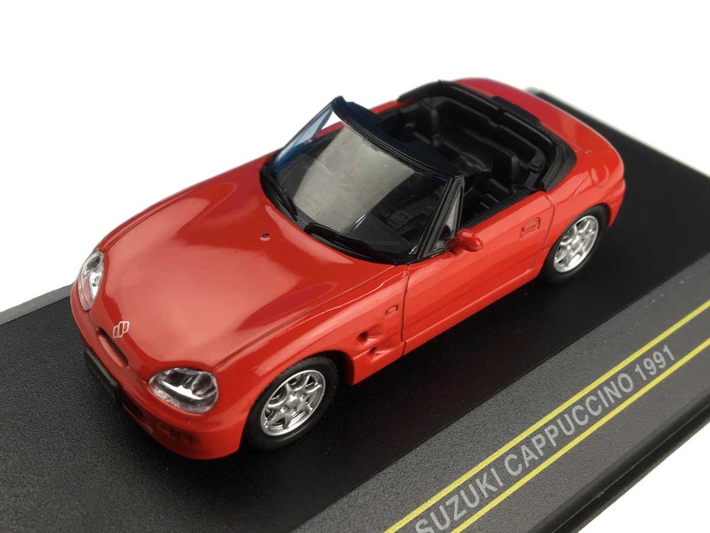 1/43 スズキ カプチーノ 1991 レッド オープントップ【F43-062