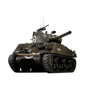 再生産】1/24 27MHz RC赤外線対戦バトルタンク M4A3 シャーマン