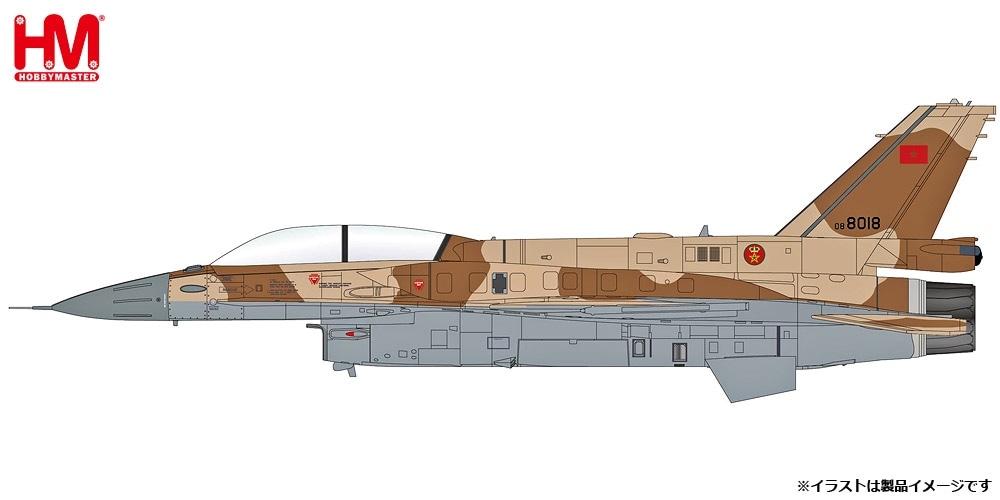 F-16D Fighting Falcon 1:72 Diecast Model - Hobby Master HM