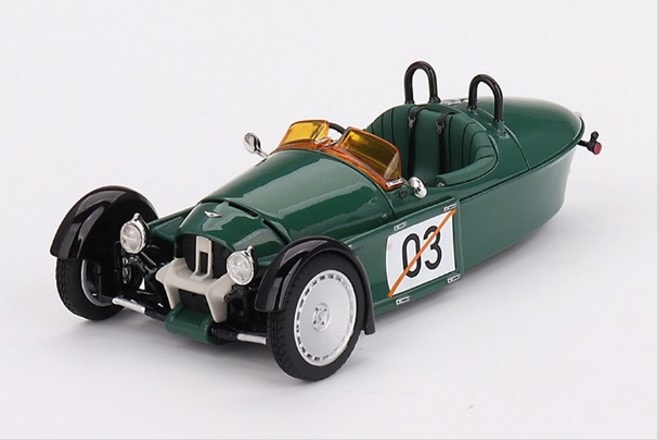 ミニカー　1/43 モーガン スーパー 3(ジェットグリーン) [TSM430741] TSM MODEL 1/43 モーガン スーパー 3 ジェット グリーン