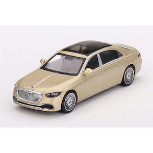 1/64 メルセデス マイバッハ S680 シャンパンメタリック(右ハンドル)【MGT00604-R】