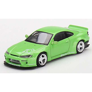 1/64 Pandem Nissan シルビア(S15) グリーン(右ハンドル)【MGT00500-R】