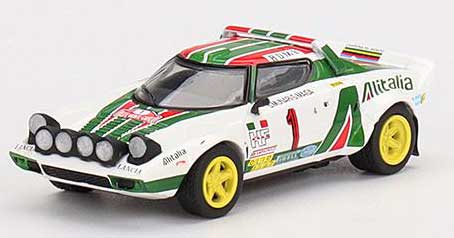 1/64 ランチア ストラトス HF モンテカルロラリー1977 優勝車 #1(左