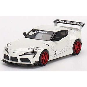 1/64 Pandem GR スープラ V1.0 パールホワイト(左ハンドル)【MGT00424-L】