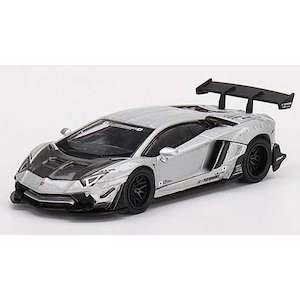 1/64 LB★WORKS ランボルギーニ アヴェンタドール リミテッドエディション マットシルバー(左ハンドル)【MGT00449-L】