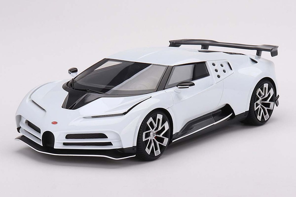 ミニカー　1/18 ブガッティ チェントディエチ(ホワイト) 「TOP SPEEDシリーズ」 [TS0480] 4895183678582.jpg