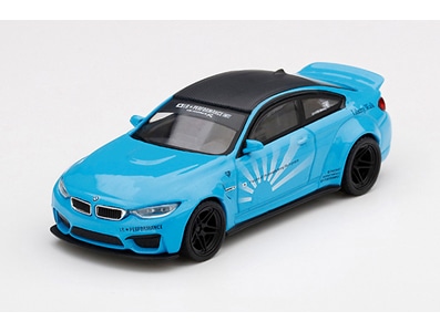 1/64 LB☆WORKS BMW M4 ベイビーブルー(右ハンドル)【MGT00192-R