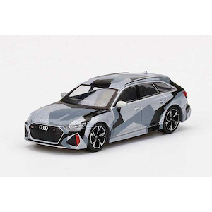 1/64 アウディ RS 6 アバント シルバーデジタルカモフラージュ(中国限定)【MGT00255-L】【在庫処分】