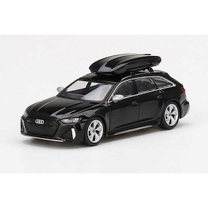 1/64 アウディ RS 6 アバント ミトスブラックメタリックw/ルーフボックス(右ハンドル)【MGT00257-R】