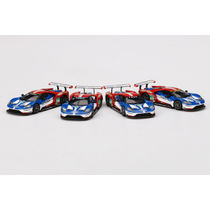 1/64 フォード GT LMGTE PRO ル・マン24時間 2016 フォードチップガナッシチーム4台セット【MGTS0001】【在庫処分】