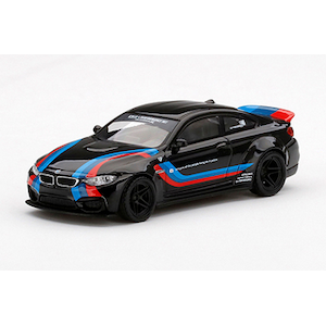 1/64 LB★WORKS BMW M4 ブラック/Mストライプ(左ハンドル) 北米限定 【MGT00294-MJ】