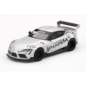 1/64 Pandem Toyota GR スープラ V1.0 シルバー(左ハンドル)【MGT00175-L】