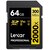 Lexar�b���L�T�[�bSDXC�J�[�h 64GB 2000x UHS-II U3 V90�bLSD2000064G-BNNNJ