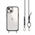 MagEasy�biPhone15�i6.1inch/2��j�p �ϏՌ��P�[�X �X�}�z�V�����_�[�X�g���b�v�t �ČRMIL�K�i�N���A ROAM+�i�u���b�N�j�bME_IONCSPTRP_BK