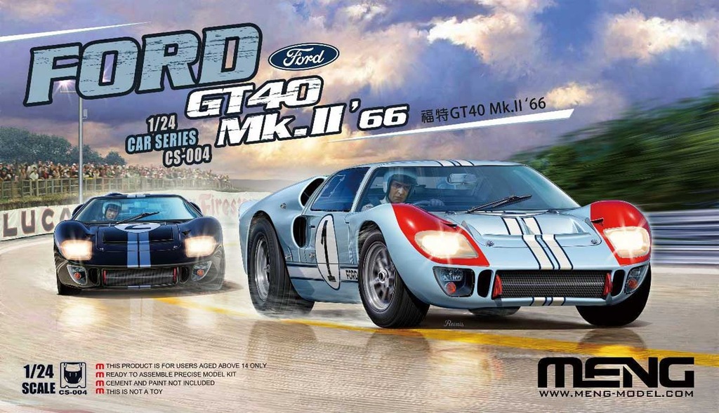Amazon | モンモデル 1/24 フォード GT40 Mk.2 1966年 通常版