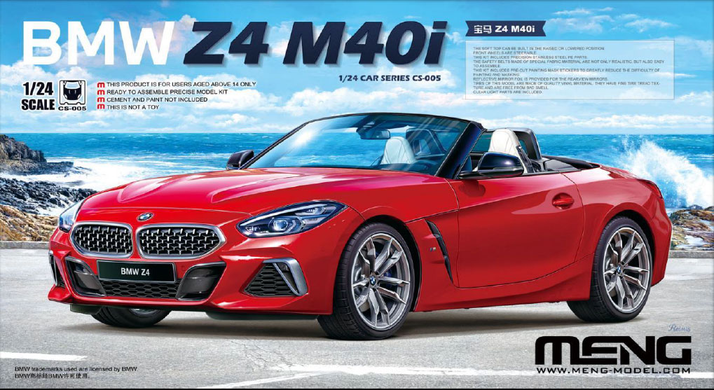 プラモデル　1/24 BMW Z4 M40i [MENCS-005] PLASTIC MODEL 1/24 BMW Z4 M40I MENCS-005 | eBay