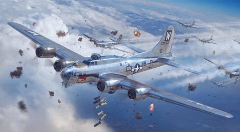 プラモデル　1/48 B-17G フライングフォートレス 前期型 [01F001] Amazon | HKモデルズ HKモデル 1/48 B-17G フライングフォート