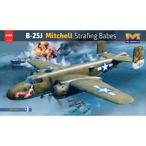 1/32 B-25J ミッチェル Strafing babes【01E036】