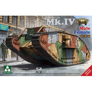 �^�R���b1/35 WWI �d��� Mk.IV�u2in1�v�yTKO2076�z�bTKO2076 WWI �ޭ��ݼ� MK.IV