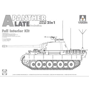 1/35 WW.II ドイツ軍 中戦車 Sd.Kfz 171/267 パンターA型 後期型/指揮