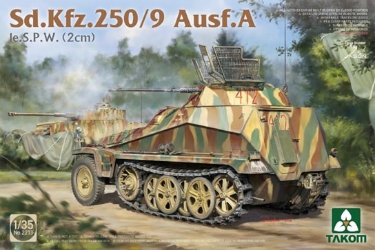 1/35 Sd.Kfz.250/9 A型 Ie.S.P.W.（2cm）【TKO2213】 | タコム