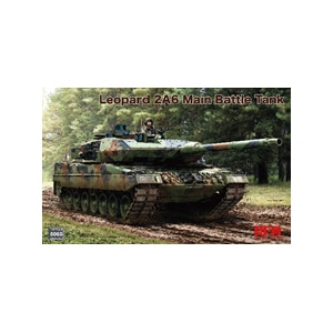 1/35 レオパルド2A6 主力戦車 w/可動式履帯【RFM5065】