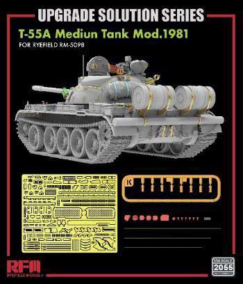1/35 T-55A 中戦車 Mod.1981 w/可動式履帯【RFM5098】 | ライ