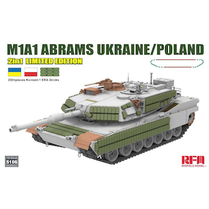 1/35 M1A1 エイブラムス ウクライナ/ポーランド軍 w/コンタークト1 ERA 