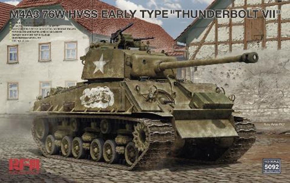 M4A3 76W HVSS 初期型 「サンダーボルトVII」 (プラモデル