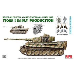 1/35 Sd.Kfz.181 タイガーI 前期型 w/ヴィットマンレジンフィギュア クルスク1943年 通常版【RFM5139】