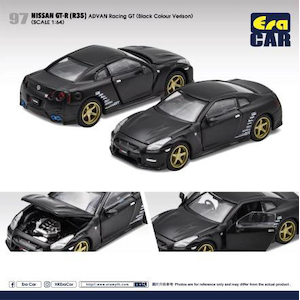 1/64　2020 Nissan GT-R ADVAN Racing GT (Black Colour Verison)【NS21GTR97】
